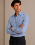 Blue Subtle Stripe Shirt