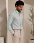Green Jacquard Shirt
