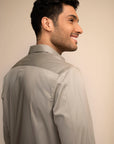 Moss Stretch Satin Shirt