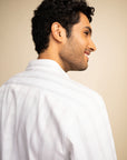 White & Black Check Shirt