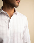 White & Black Check Shirt