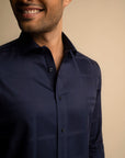 Tartan Navy Shirt EOSS