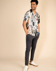 Charcoal 4 Way Stretch Panda Pants