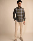 Soho Olive Button-Down Shirt EOSS