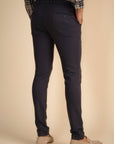Dark Grey Zipper Pants - 4 way Jet-Setter