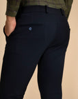 Navy 4 Way Stretch Panda Pants