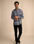 Soho Classic Grey Button-Down Shirt EOSS