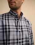 Soho Classic Grey Button-Down Shirt
