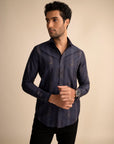 Aston Navy Check Shirt EOSS