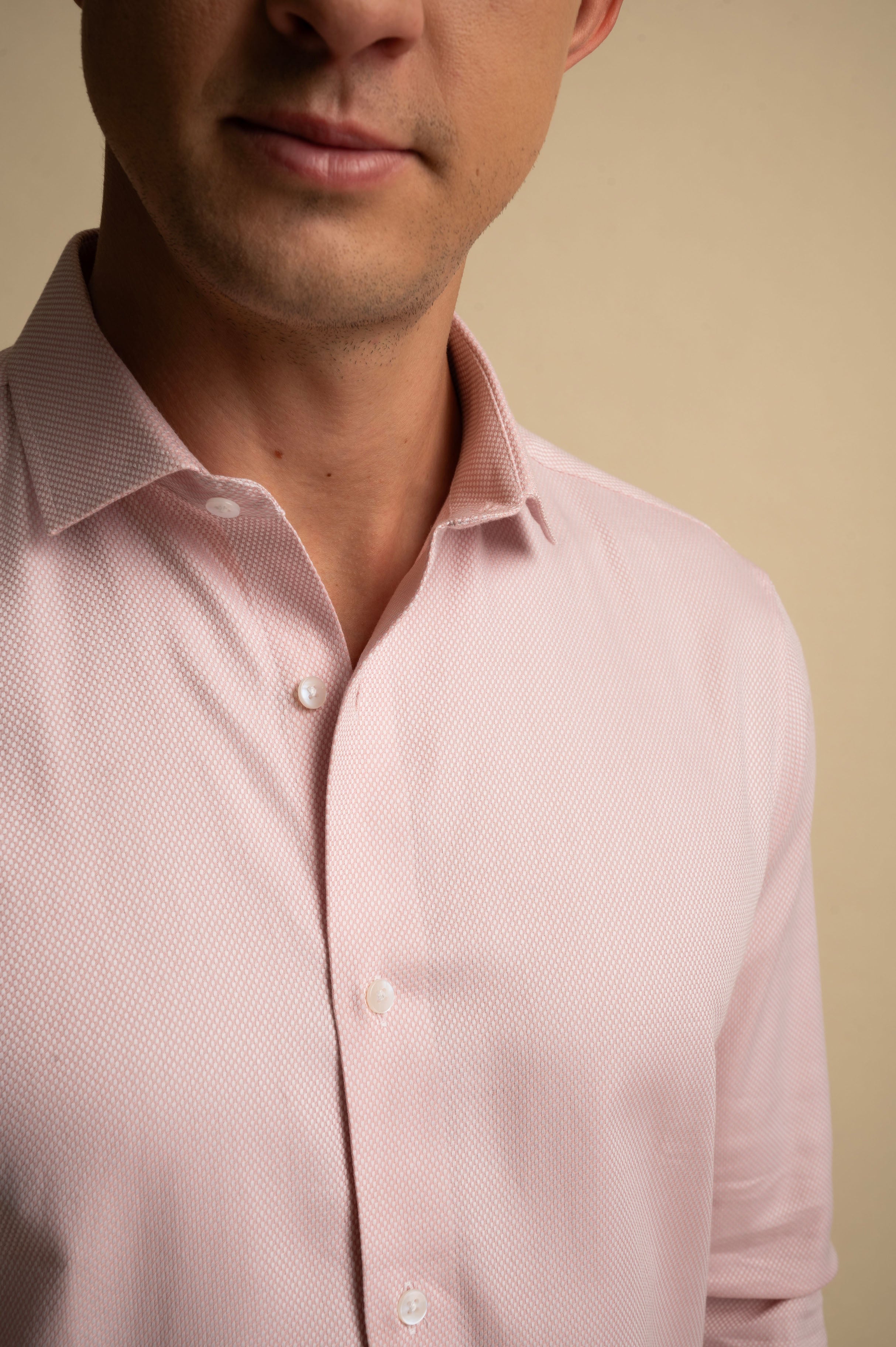 Sterling Pink Micro Dot Shirt