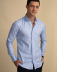 Shard Blue Solid Shirt