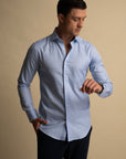 Shard Blue Solid Shirt