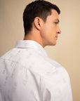 Pale Pink Pattern Shirt