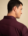 Multi Check Wine Shirt EOSS