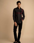 Multi Check Charcoal Shirt EOSS