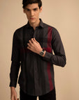 Multi Check Charcoal Shirt EOSS
