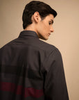 Multi Check Charcoal Shirt EOSS