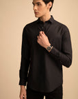 Charcoal Micro Dot Shirt EOSS