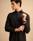 Charcoal Micro Dot Shirt EOSS