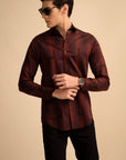 Rust Cube Pattern Shirt EOSS