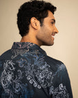 Damask Navy Shirt EOSS