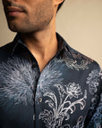 Damask Navy Shirt EOSS