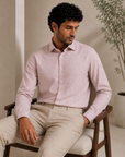 Pink Premium Jacquard Shirt