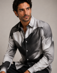 Black Asphalt Print Shirt