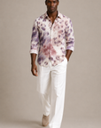 Lilac Flower Print Shirt