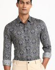 Ornate Floral Geometric Shirt EOSS