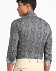 Ornate Floral Geometric Shirt EOSS