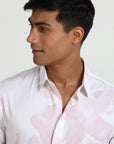 Light Pink Flower Print Shirt EOSS