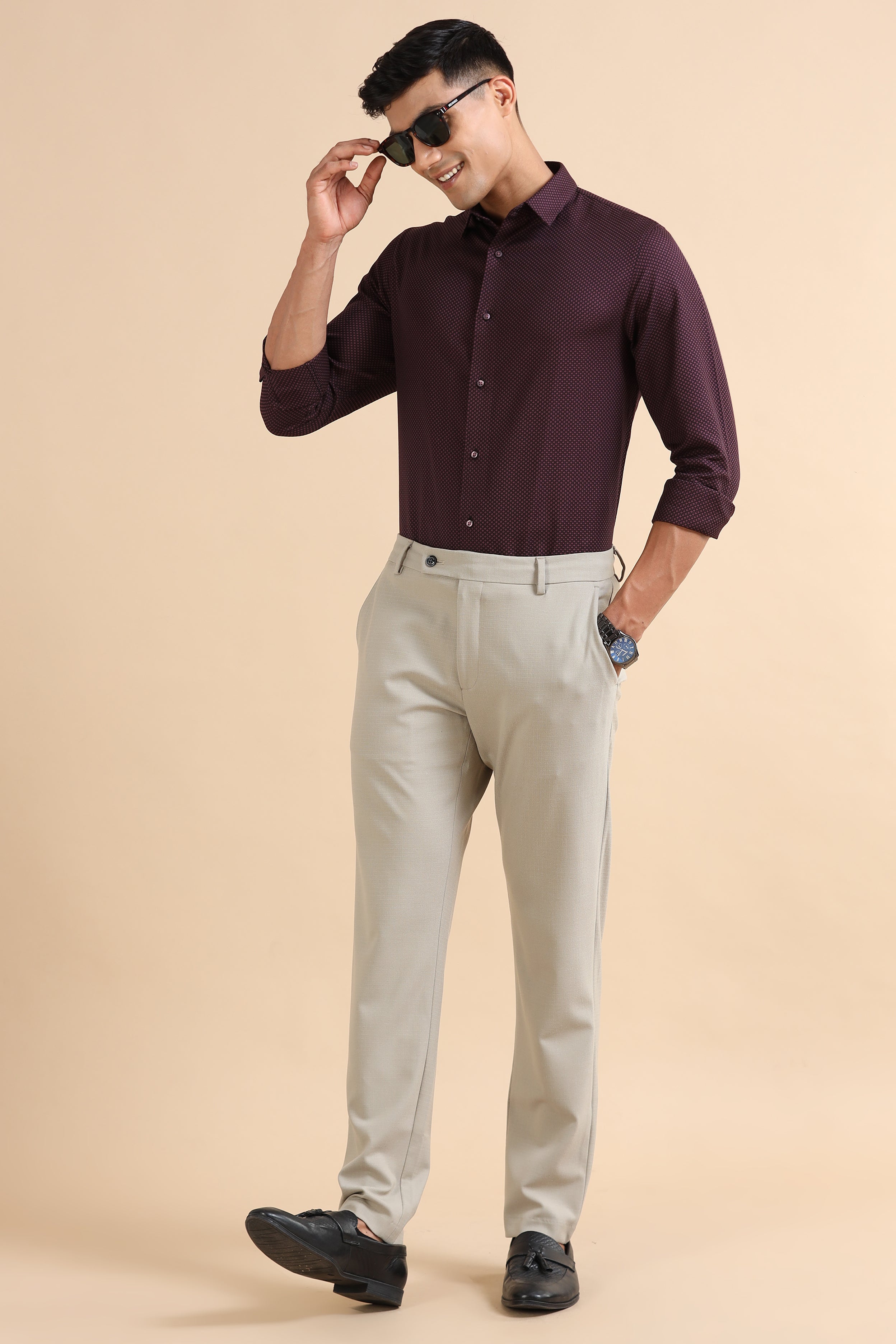 Luxe Maroon Shirt EOSS