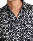 Midnight Swirl Elegance Shirt EOSS