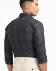 Charcoal Lattice Shirt EOSS