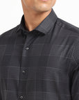 Charcoal Lattice Shirt EOSS
