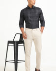 Charcoal Lattice Shirt EOSS