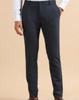Navy Stripe Formal Trousers