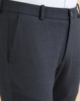Navy Stripe Formal Trousers