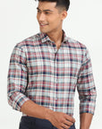 Crimson Grid Shirt