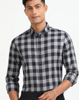 Greyscale Grid Shirt