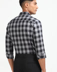 Greyscale Grid Shirt