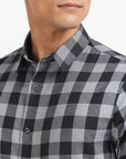 Greyscale Grid Shirt