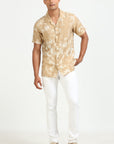 Marx Beige Holiday Shirt EOSS
