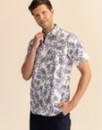 Paisley satin shirt EOSS