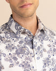 Paisley satin shirt EOSS