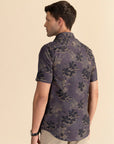 Floral satin shirt EOSS