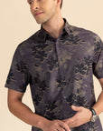 Floral satin shirt EOSS