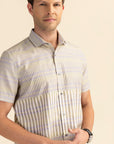 Half Sleeves Pistachio Print Shirt EOSS