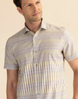 Half Sleeves Pistachio Print Shirt EOSS